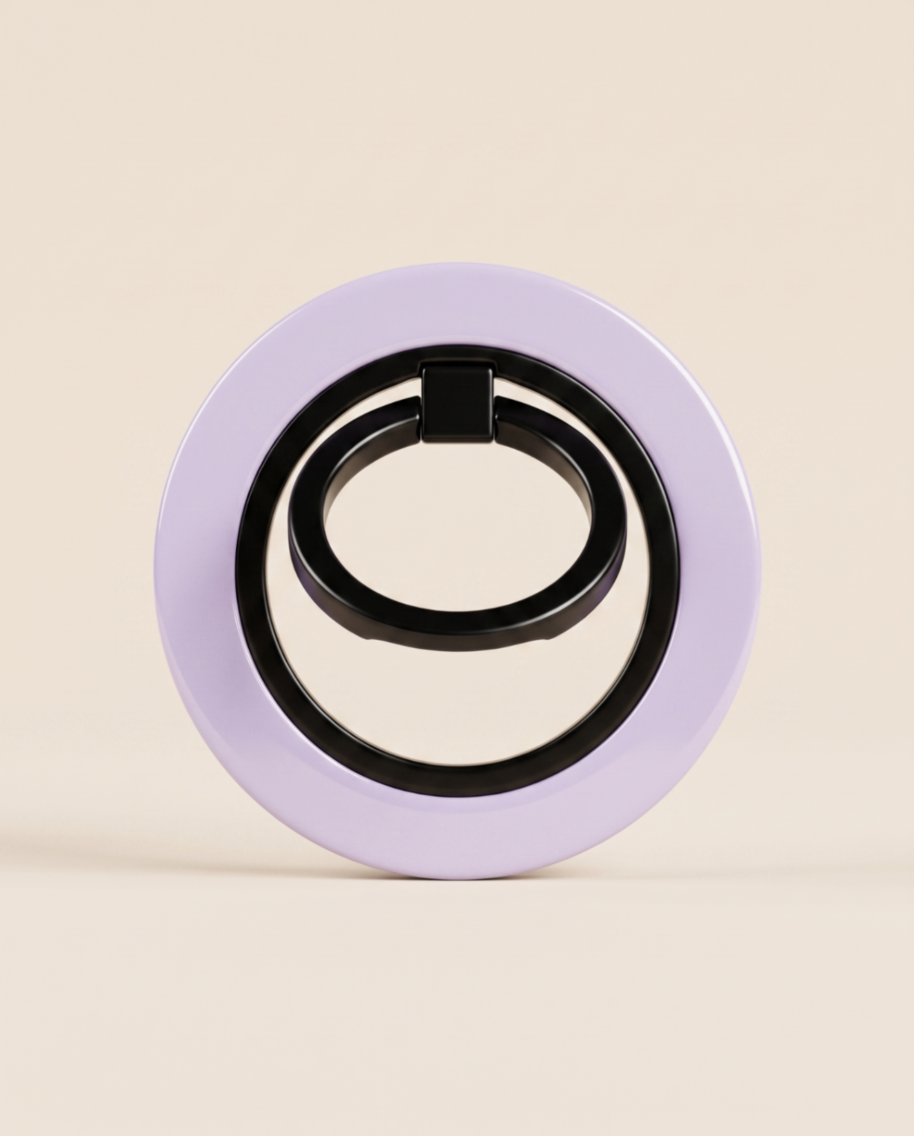 HIBA Lavender Haze phone ring angled detail view