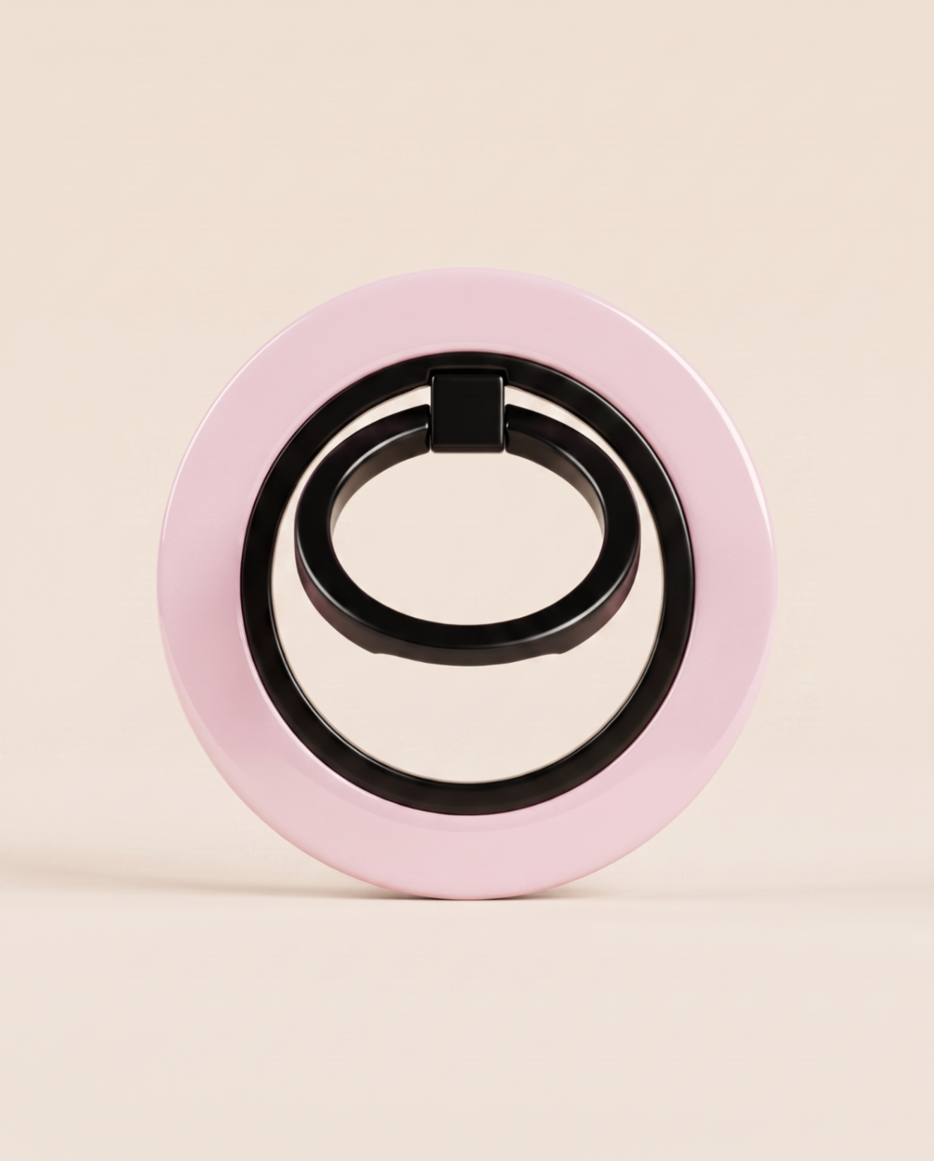 HIBA Blush phone ring angled detail view