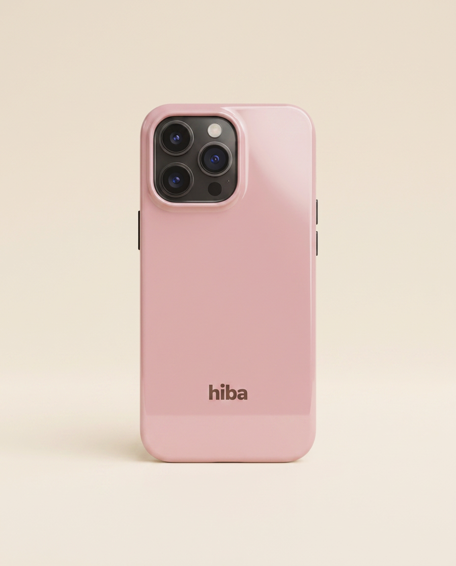 HIBA Cherry Blush iPhone case front product view